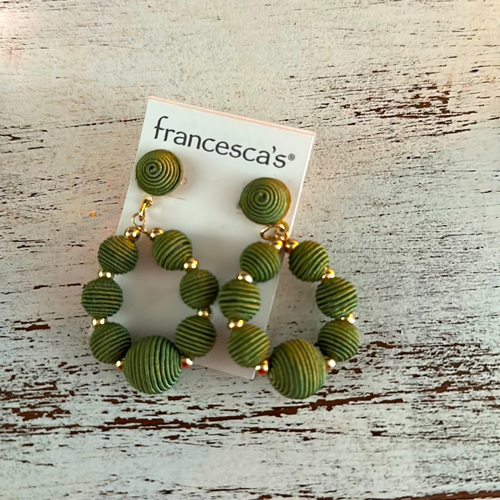 Super cute green earrings from Francesca’s